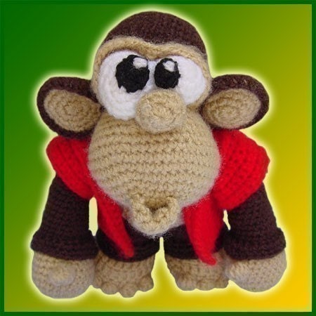 Amigurumi Pattern Crochet - Chuck, The Monkey