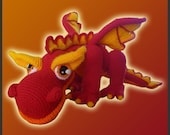 Amigurumi Pattern Crochet JJ The Fire Dragon