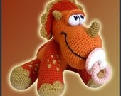 Amigurumi Pattern Crochet PDF - Baby Triceratops
