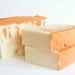 Blood Orange Soap - Shea Cocoa Butter Vegan Shaving Unisex Scent Stocking Stuffer Custom Wrapping Sale