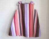 Toddler Dress Children's Clothing, Beach Umbrella Striped Dress - sizes Newborn, 3m, 6m, 12m, 18m, 2t, 3t, 4t, 5, 6