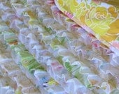 Pattern--vintage sheet ruffle quilt