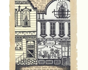 Flower shop - Print