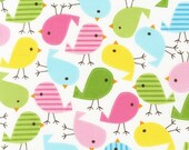 Ann Kelle Urban Zoologie, Birds Spring Fabric - Half Yard