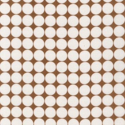 Robert Kaufman Metro Living, Dots in Brown Fabric - By the Yard