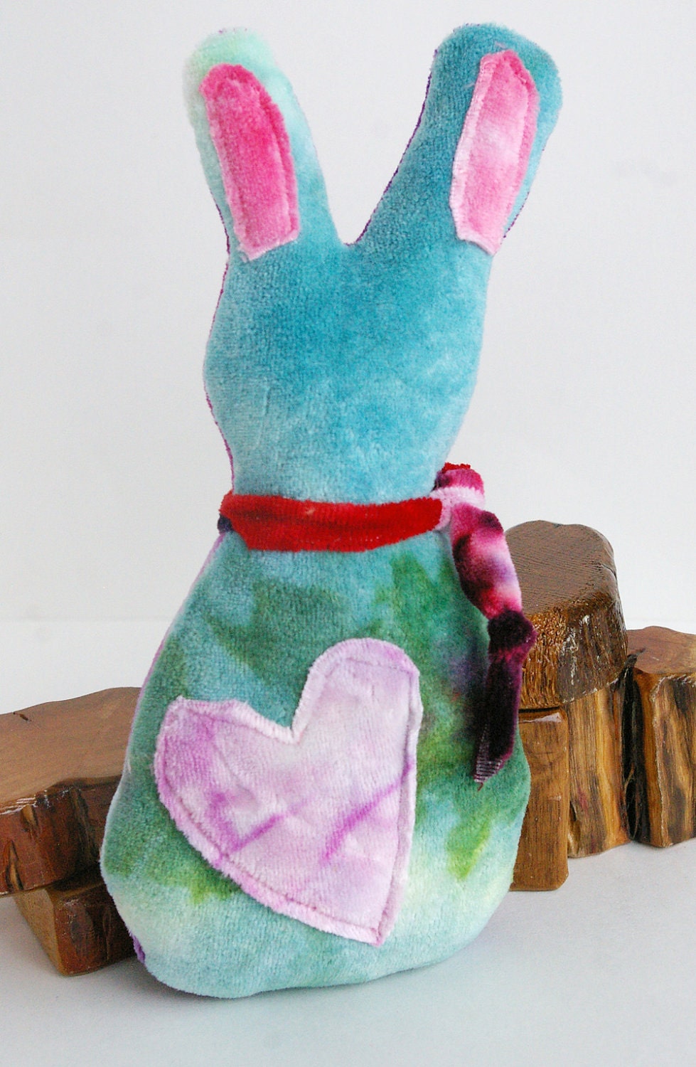 Natural Toy: Millicent the Scraprabbit (Bamboo Velour Waldorf Style Toy)