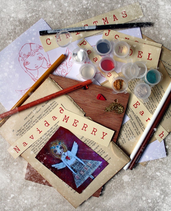 Mixed Media Angel Painting Kit by Suzi Blu