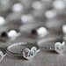 true love ring - sterling silver and stamped with couples initials