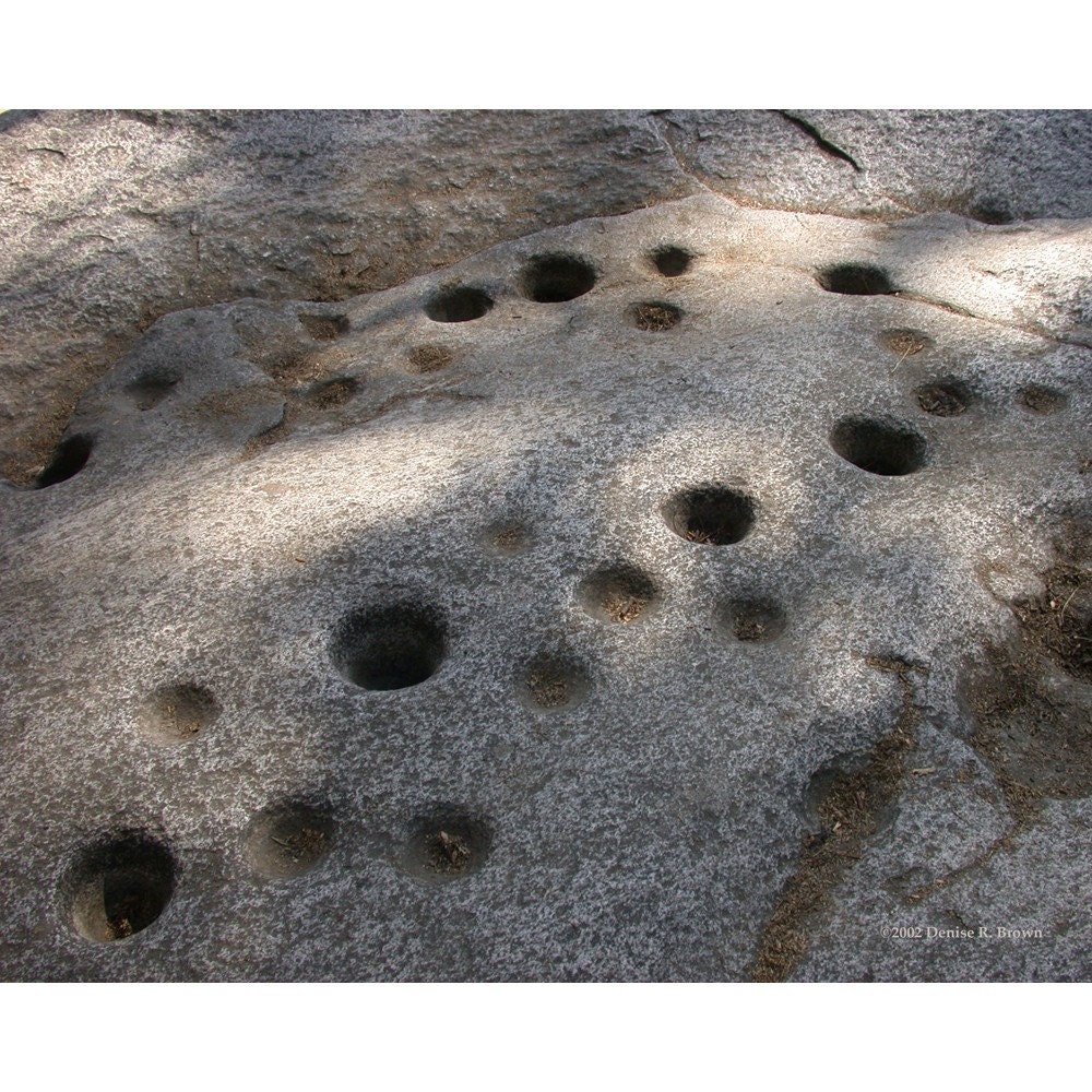 Yosemite Grinding Stone, Original Photography Print 10x8