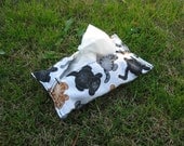 Tissue Cozy with Cat Print For Purse or Pocket
