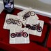 Antique Motorcycles - Wood Coasters - Gift for Him Men - Wooden Drink Coaster set, Vintage Book Page Art Coasters, DC032