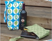 Wine Tote and Journal Bag Sewing Pattern PDF