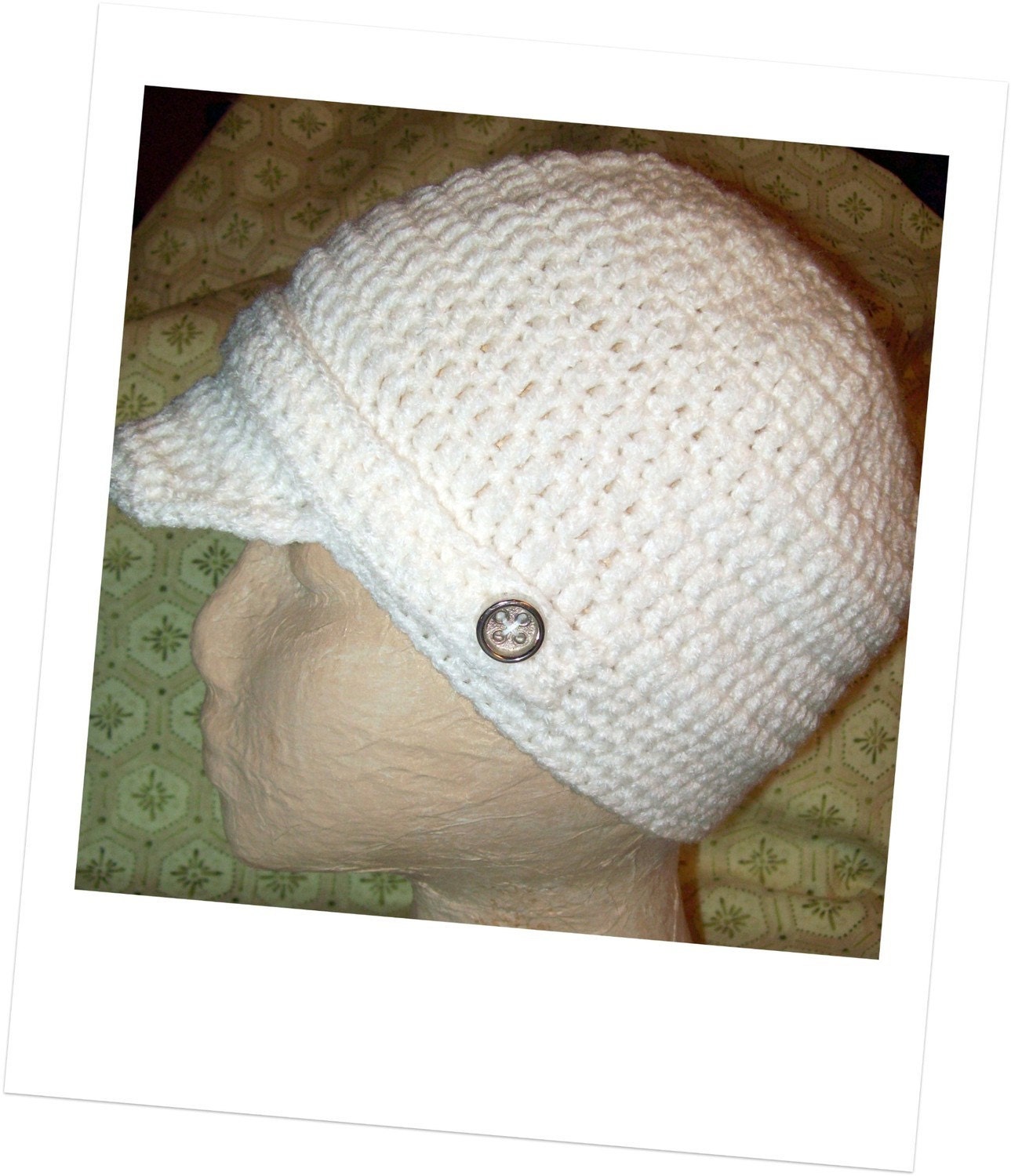 Brim Hat Under Two Hour Crochet PDF Pattern