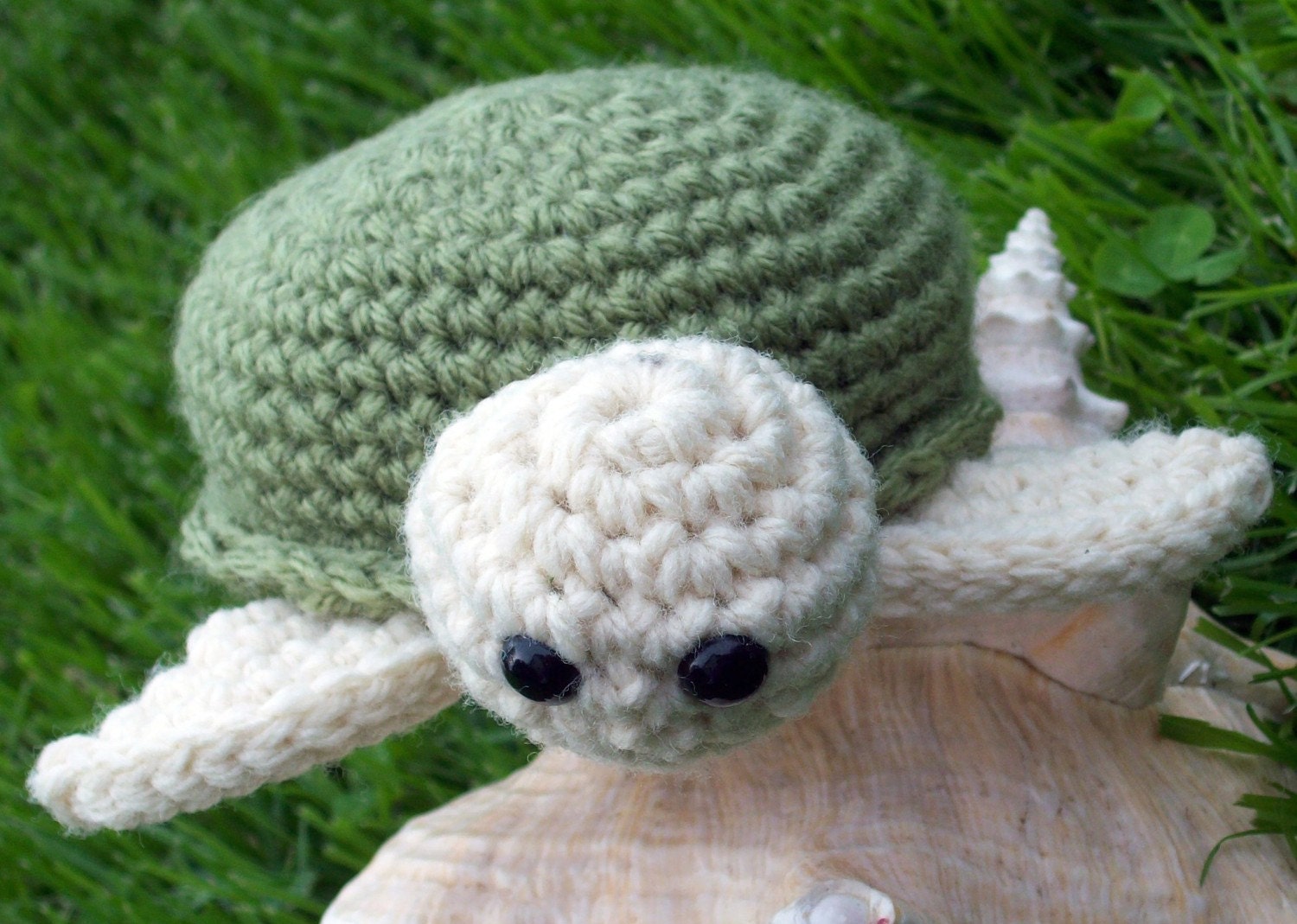 Crochet Pattern for Making an Amigurumi Sea Turtle PDF Pattern