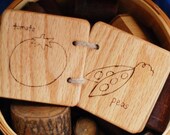 Wooden Book - Garden Vegetables