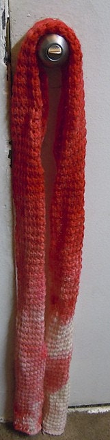 Tunisian Simple Stitch Crochet Scarf Pattern PDF