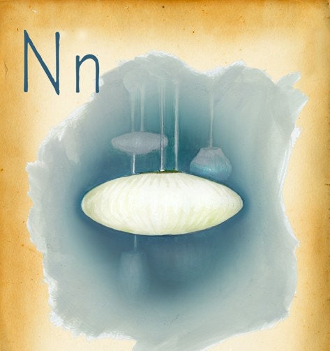 Modern Design Deck- N is for Nelson - small print