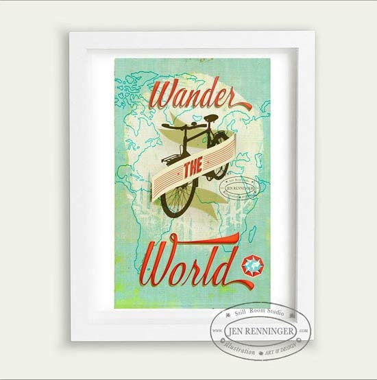Wander the World small  print