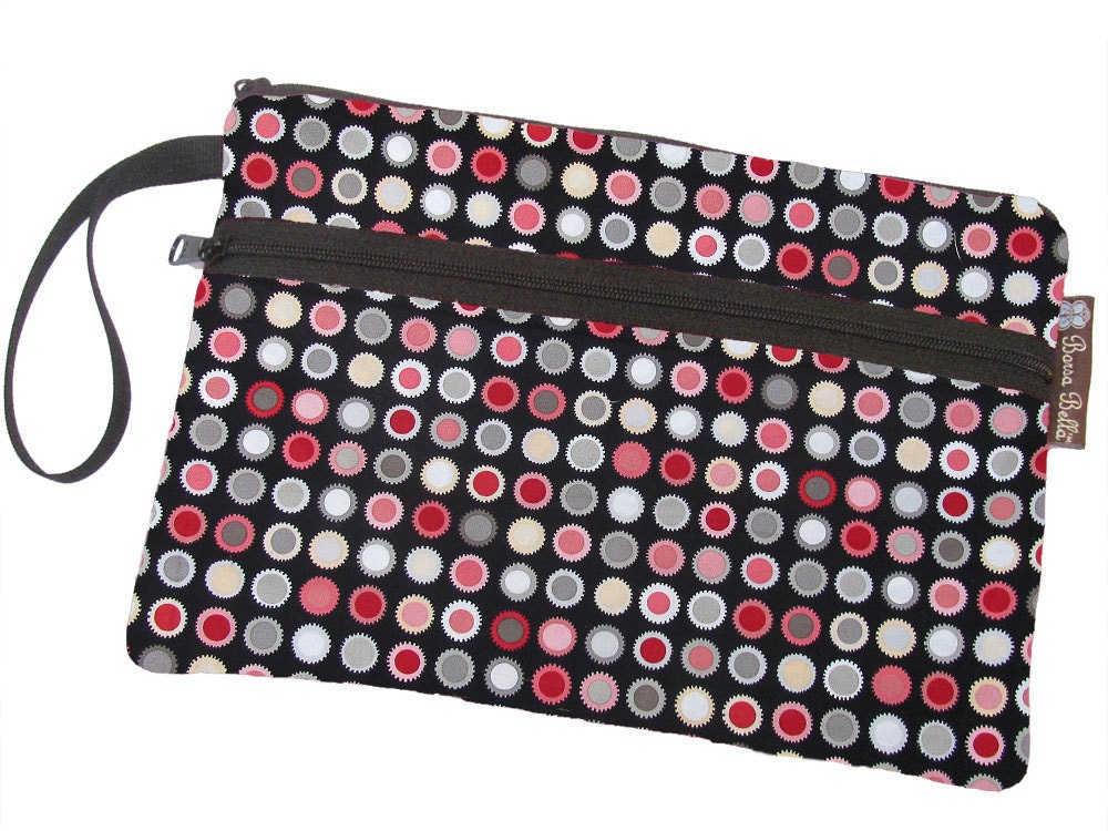 iPad Case iPad Bag iPad Sleeve Netbook Bag Tablet Computers iPad Cover Ipad 1 Ipad 2 DELUXE IPAD ROO /  Mod Dots Fabric