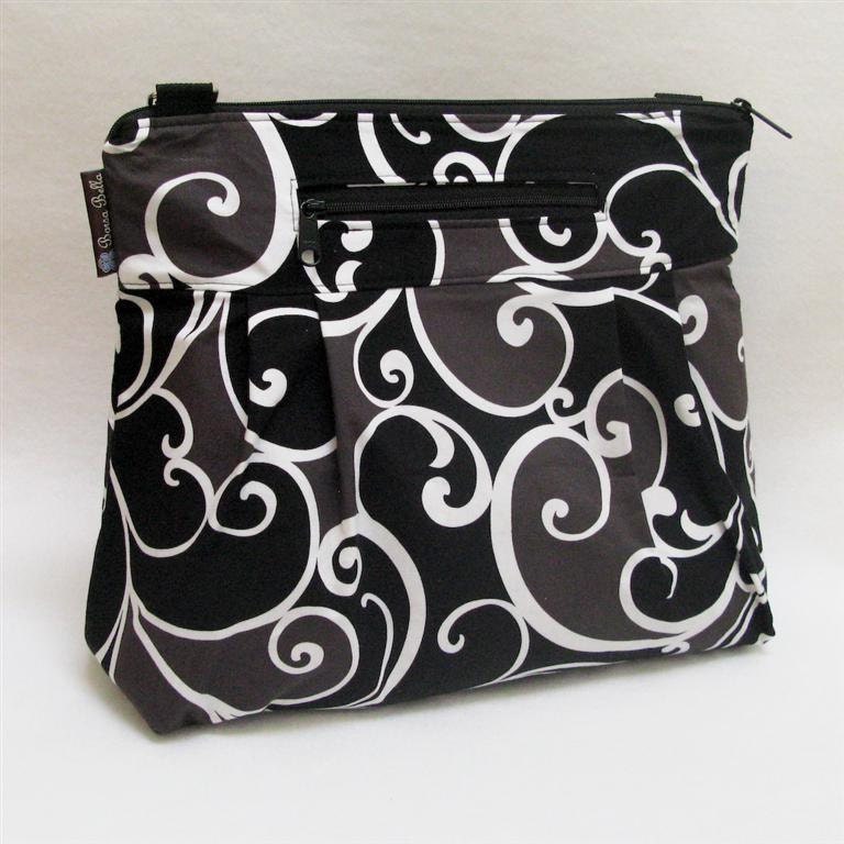 iPad Purse Kindle Handbag iPad Shoulder Bag Nook Purse Padded Electronics Pocket LARGE HOBO BAG London Fog Fabric