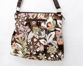 iPad Purse Kindle Handbag iPad Shoulder Bag Nook Purse Padded Electronics Pocket MEDIUM HOBO BAG Gray Fantacy