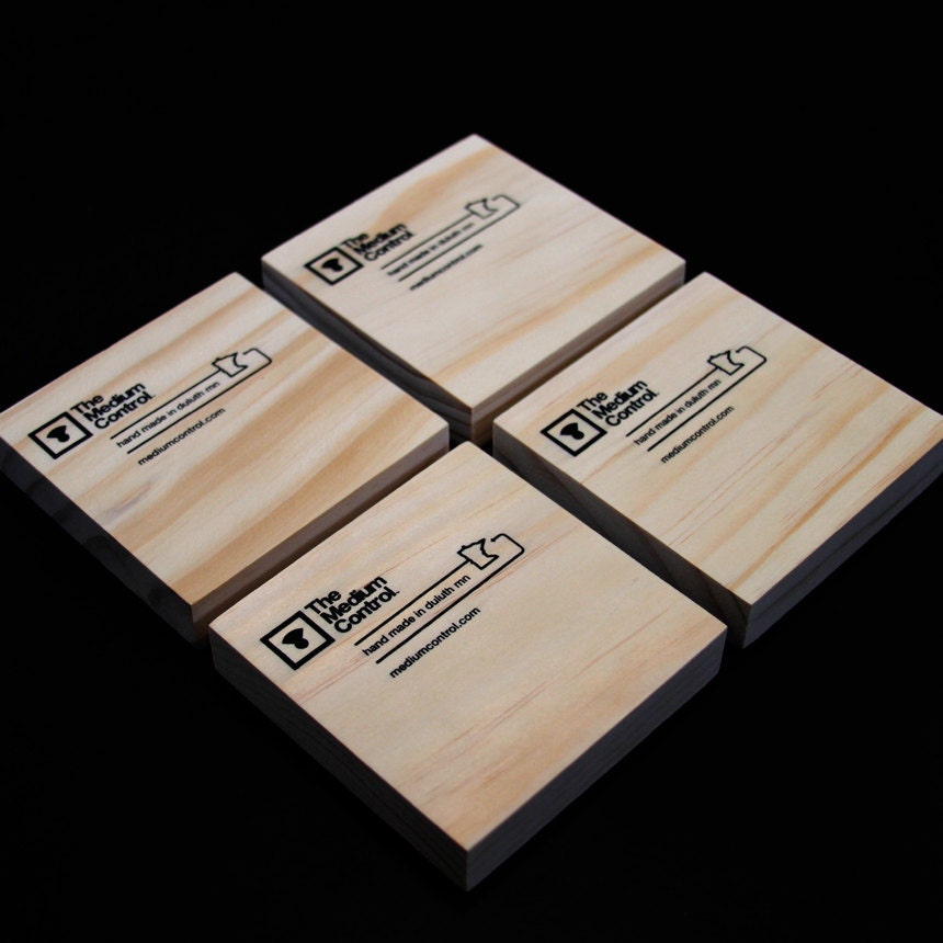 Coaster - Iconic Camera - Wood Block Coasters - Set of Four