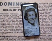 Altered Domino Pendant Keychain - NURSE This won't hurt a bit - Fun and Funky Recycled Goodness