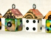 DICE House Birdhouse Charm Kit - Fun & Funky Everything You Need to Do It Yourself DIY - Art By Heather