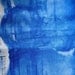 Nani Iro Painting Muji Japanese Fabric - blue on white - canvas