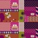 Kokka Japanese Fabric Melody Miller Ruby Star Shining - Cameo Fuschia PANEL