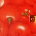 Basket Liner, Big Red Ripe Juicy Tomatoes In An All Over Pattern