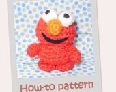 Amigurumi Elmo Sesame street crochet pattern pdf