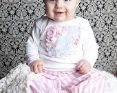 Shabby Bloomer Infant Toddler Set Custom Size Newborn to 4T Marie Antoinette