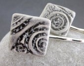 Handmade Ceramic Bobby Pin Pair