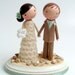 custom beach wedding cake topper
