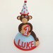 Mod Monkey Cake Topper With Your Child's Name