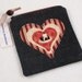 Zip Pouch I Heart Chocolate