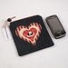 Zip Pouch I Heart Chocolate