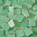 Mosaic Tiles 100 Vintage Mint Green Broken Plate Tessera