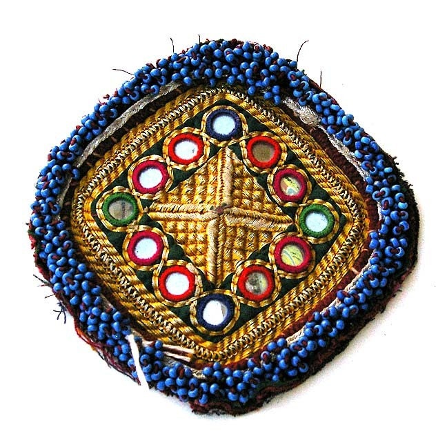 Afghanistan- Kuchi Beaded Textile Patch, Small 25