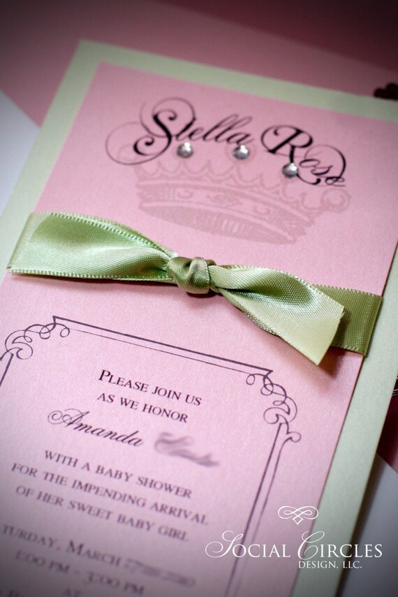 Princess Tiara Invitations