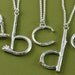 Twig Initial Pendant - Silver Letter Necklace - Personalized Pendant - Name Letter Pendant - Made to Order with the Letter of Your Choice