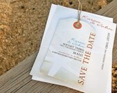 Star Fish Beach Tropical Luggage Tag - Save the Date Magnets - Design Fee