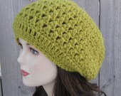 Sale Citron Slouchy Beanie Dread Hippie tam hat
