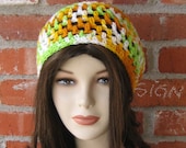 So 70s beanie skullcap skullie cap hat hippie mamas girls