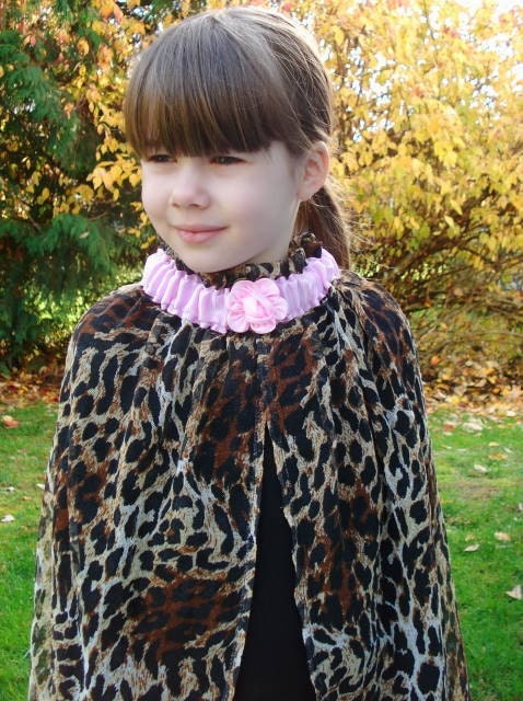 Leopard Print Princess Cloak