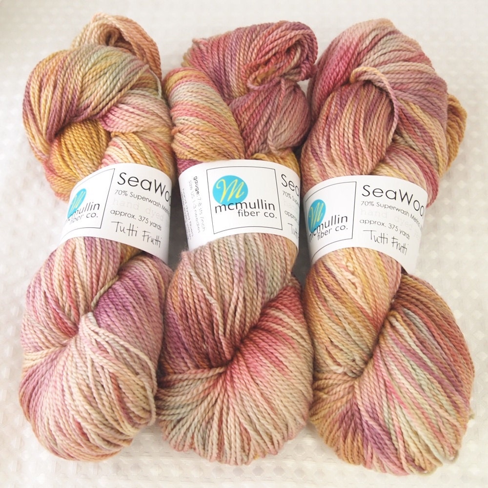 TUTTI FRUTTI - SeaWool Merino/SeaCell Sock Yarn