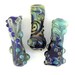SALE: Multicolored Silver Glass Focal Beads - Handmade Lampwork (3)