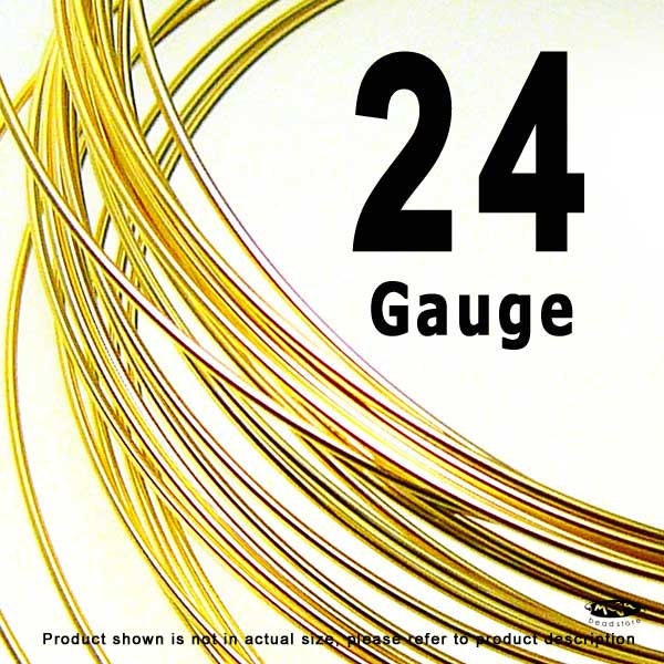 24 Guage Gold Filled Wire 14K Round Dead Soft DS- 10 ft
