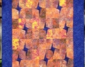 Star-Lit Batik Quilt